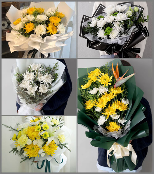 广东揭阳市普宁市大坝镇马厝宅村白事花束代送